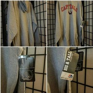 Washington capitals big and tall hooded sweatshirt